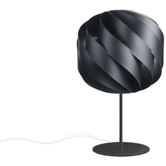 Linea Zero Pie De L&aacute;mpara De Mesa Y Pie De Metal Negro Cm. 25x44h