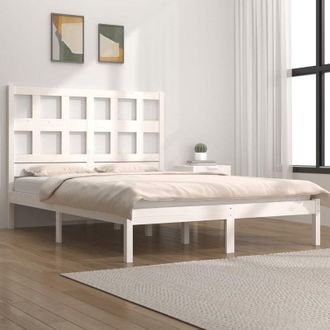 vidaXL Vidaxl - Estructura De Cama Sin Colch&oacute;n Madera Maciza De Pino 160x200 Cm