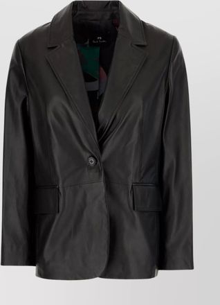 Paul Smith leather jackets front pockets