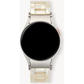 Machete Jewelry Samsung Galaxy Band in White Shell at Nordstrom