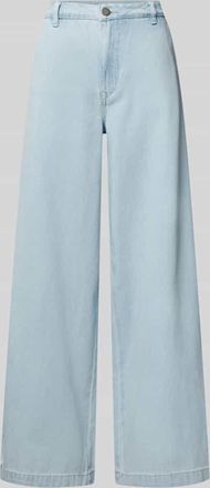 MY ESSENTIAL WARDROBE Wide Leg Jeans mit Eingrifftaschen Modell Winnie in Hellblau, Gr&ouml;&szlig;e 40/32