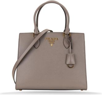 Prada Handbags - Dames - Handtassen - Beige - ONE Size - Leer - Tassen