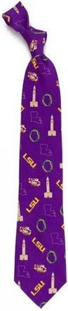 Eagles Wings LSU Tigers Hometown Silk Tie in Purple at Nordstrom
