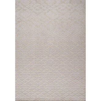 Jonathan Y Designs Ararat High-Low Pile Moroccan Diamond Modern Indoor/Outdoor Area Rug in Beige at Nordstrom, Size 3Ft 0In X 5Ft 0In