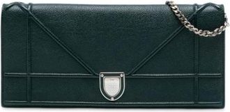Dior Pre-owned Clutches, female, Green, Size: ONE SIZE Pre-owned Vintage Crossbody Bag
