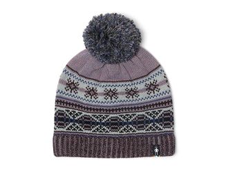 Smartwool Chair Lift Beanie Womens Caps Chalk Violet Heather, Wool/Polyester/Nylon
