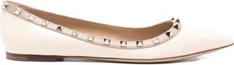 Valentino Garavani Rockstud ballerinas - Beige