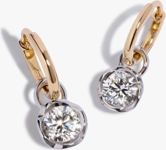 Annoushka Small Hoop Whoopsie Daisy 1ct Diamond Earrings