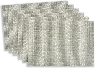 KAF Home Kaf Home Set Of 6 Bow Knot Textiline Placemats