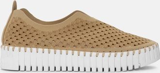 Ilse Jacobsen Womens Tulip Platform Shoe In Latte