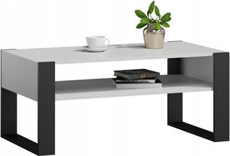 OEM Mesa De Centro Kaja Loft Retro En Blanco Y Negro