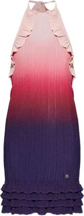 Casablanca Hochgeschlossenes Minikleid mit R&uuml;schen