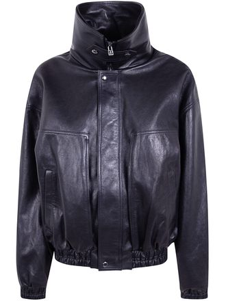 Magda Butrym Leather Aviator Jacket