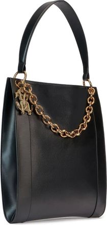 Roberto Cavalli Borsa a spalla con catena - Nero