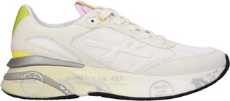 Premiata Moerund 8303 - Dames - Sneakers - Wit - 40 EU - Leer - Schoenen