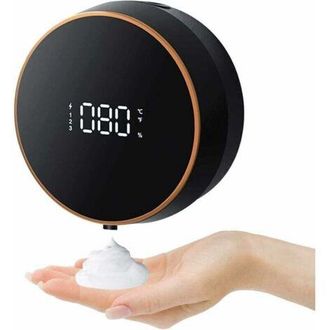 OEM (negro) Dispensador De Jab&oacute;n De Pared, Dispensador De Gel Desinfectante De Manos Sin Contacto De 300 Ml, Cargador Usb De Pared Con Sensor De Pantalla 