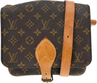 Louis Vuitton Pre-owned Cross Body Bags, female, Brown, Size: ONE SIZE Pre-owned Cartouchiere handbag