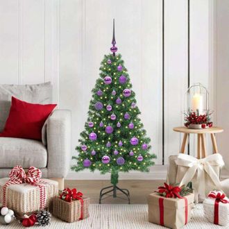 vidaXL &Aacute;rbol De Navidad Artificial Verde 120 Cm Pvc Y Acero Y Pl&aacute;stico