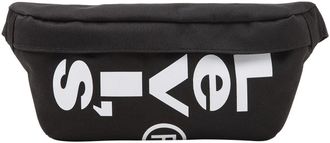 Levi's Bauchtasche LEVIS Small Banana Sling - Wordmark, Damen, Gr. B/H/T: 25,5cm x 10cm x 5,5cm, schwarz, Web, Polyester, Taschen Bauchtasche, mit Logo Schri