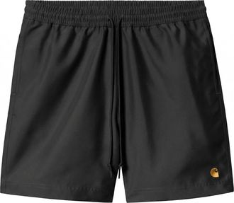 Carhartt Work in Progress Chase Zwembroek - Heren - Strandmode - Zwart - S - Polyester - Badmode