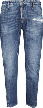 Dsquared2 Jeans Twist - Heren - Slim Fit Jeans - Blauw - XL - Katoen - Jeans