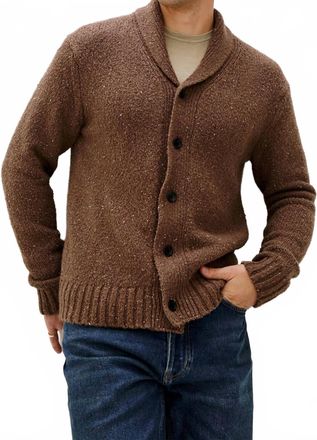 Rails Corden Knitted Cardigan In Chestnut Speckle