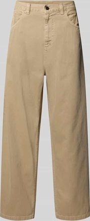 Carhartt Work in Progress Jeans mit Eingrifftaschen Modell Brandon in Beige, Gr&ouml;&szlig;e XXL