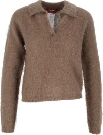 Max Mara Top de punto sin mangas Febe - Knitwear - Mujer - Beige - M