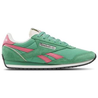 Reebok Womens Classic AZ - Shoes Upgrade Green/Upgrade Green/Passion Pink Size 08.5