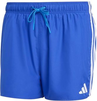 adidas 3 Stripes Bold Short 3 Badehose für Herren | blau
