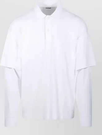 Darkpark double sleeve polo shirt