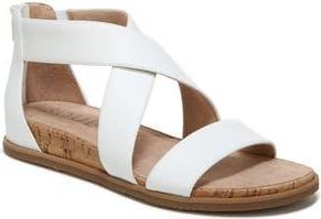 Naturalizer Cindi Strappy Sandal in White Synthetic at Nordstrom Rack, Size 8.5