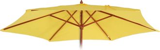 Hhg Nunca Usado] Funda De Recambio Para Parasol Florida, Funda De Recambio Para Parasol, &Oslash; 3m Poli&eacute;ster 6 Varillas, Amarillo