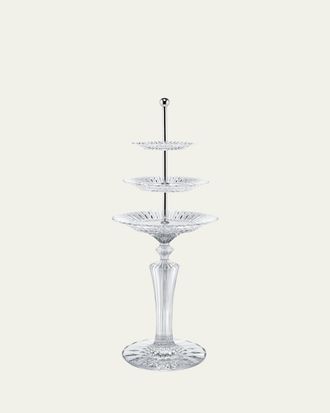 Baccarat Mille Nuits 3-Tier Pastry Stand