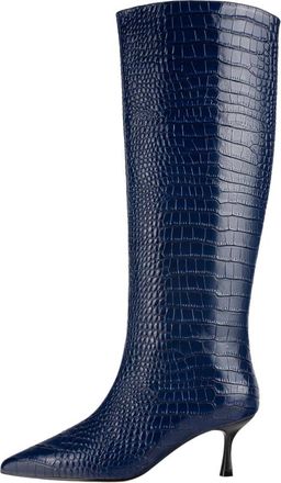 L37 Unieke Stijl Schoeisel - Dames - Laarzen met Hak - Blauw - 40 EU - Schoenen