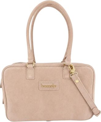 Braccialini Sara Schoudertas - Dames - Schoudertassen - Beige - ONE Size - Leer - Tassen