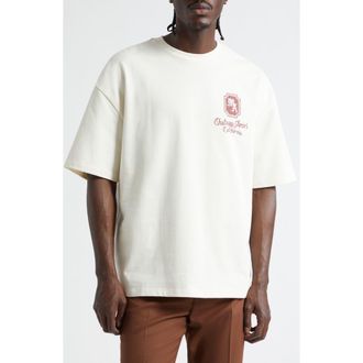 Amiri MA Chateau Oversize Graphic T-Shirt in Ivory at Nordstrom, Size Xxx-Large
