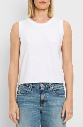 Michael Stars Junia Cotton Tank in White at Nordstrom, Size X-Small