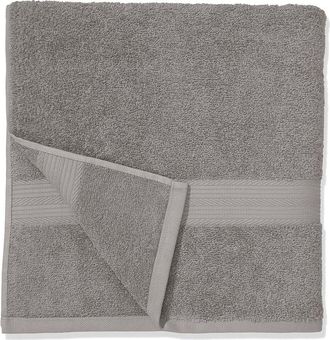 OEM Juego De 2 Toallas De Ba&ntilde;o 100% Algod&oacute;n, Resistentes A La Decoloraci&oacute;n, Suaves Y Absorbentes, 70 X 140 Cm, Color Gris