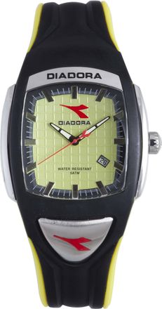 Diadora Mens Green Watch - Silver & Gold - One Size
