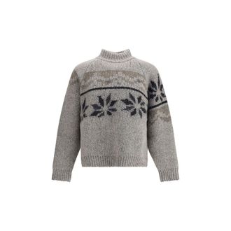 Magliano Gray Alpaca Vicugna Pacos Mens Sweatshirt