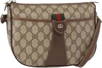 Gucci Pre-owned Cross Body Bag - Dames - Vintage Schoudertas - Beige - ONE Size - Vintage