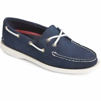 Sperry Top-Sider Womens Authentic Original Shoes In Navy