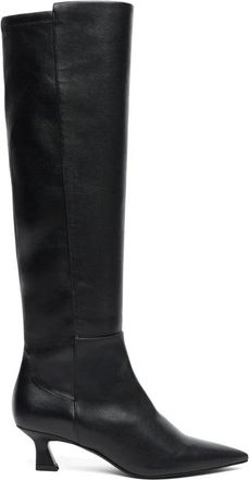 Stuart Weitzman 5050 Vinnie Boot 50 - Dames - Hoge Laarzen - Zwart - 37 1/2 EU - Leer - Schoenen