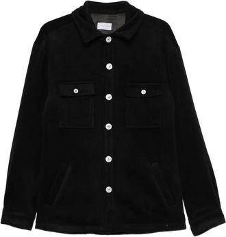 Family Fir$t Milano button-up overshirt - Zwart