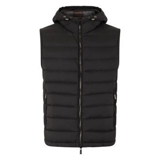 Moorer Vests, male, Black, Size: L Blake Padded Gilet