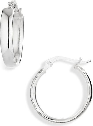 Argento Vivo Sterling Silver Flat Hoop Earrings at Nordstrom Rack