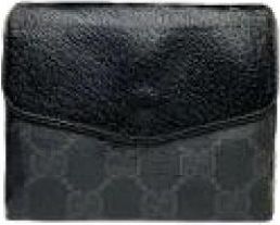 Gucci Pre-owned Wallets, female, Black, Size: ONE SIZE Pre-owned Vintage Wallet