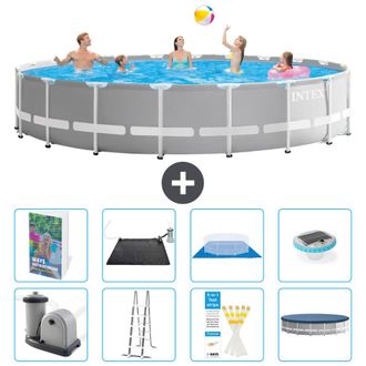 Intex Piscina Prism Frame Redonda - 610x132 Cm - 9-piezas S598