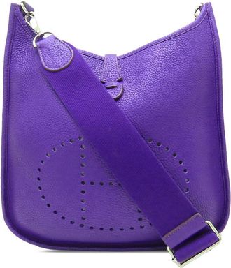 Herm&egrave;s Pre-owned Hermes Clemence Evelyne III PM Unisex SNREN57NPWHZ6TQW